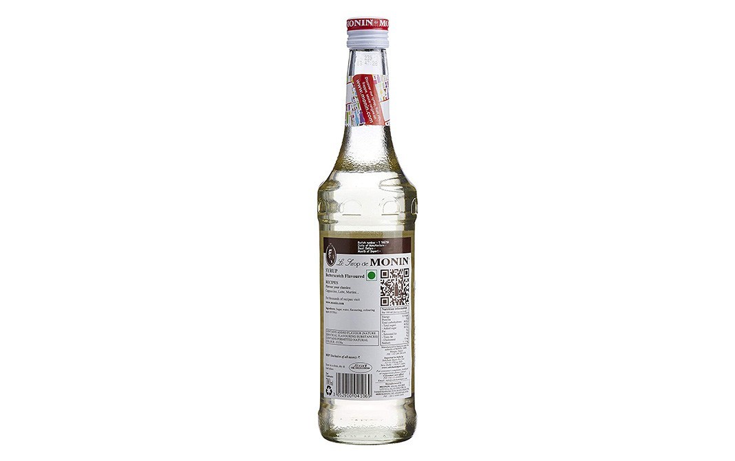 Monin Butterscotch Syrup    Glass Bottle  700 millilitre